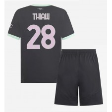 AC Milan Malick Thiaw #28 Tredjedraktsett Barn 2024-25 Kortermet (+ korte bukser)